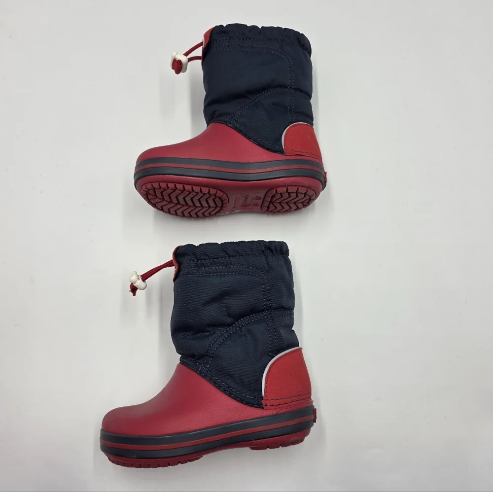 Crocs toddler Crocband Lodgepoint boots size 7